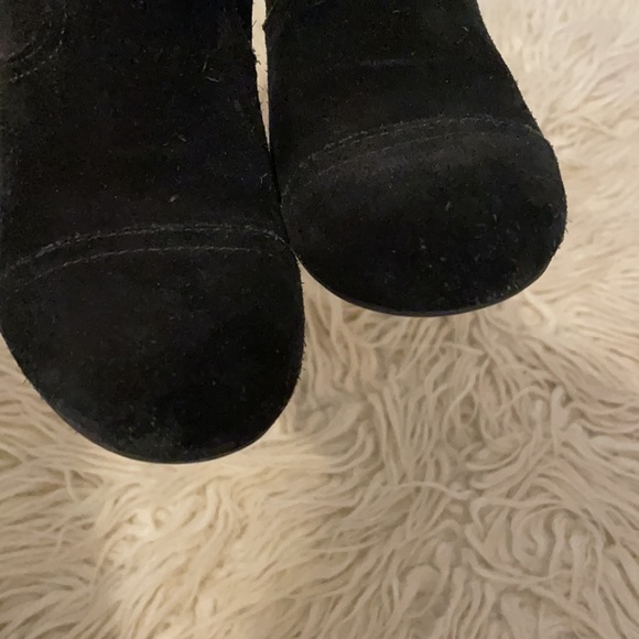 Tory Burch black suede wedge boots - Picture 4 of 5